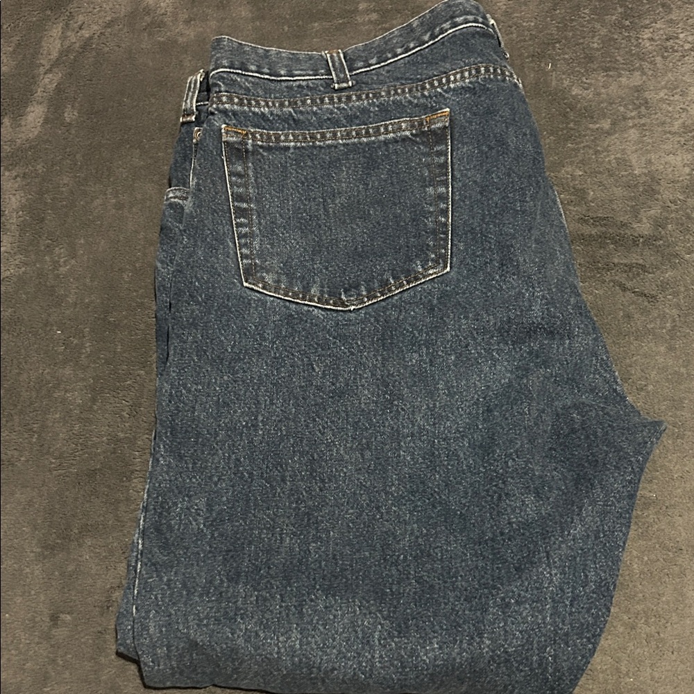 Men's Blue Denim Straight Jeans